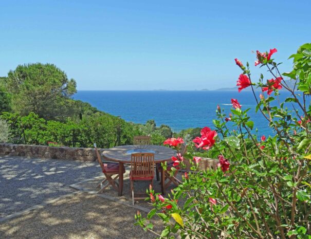 T3 - Les terrasses du pano - Corsica Porticcio - table extérieure