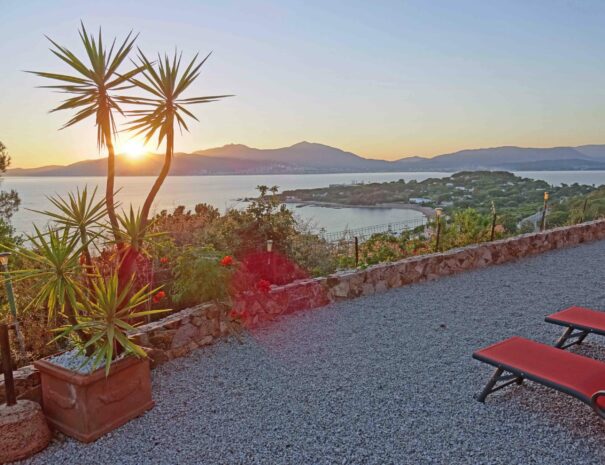 T3 - Les terrasses du pano - Corsica Porticcio - coucher de soleil