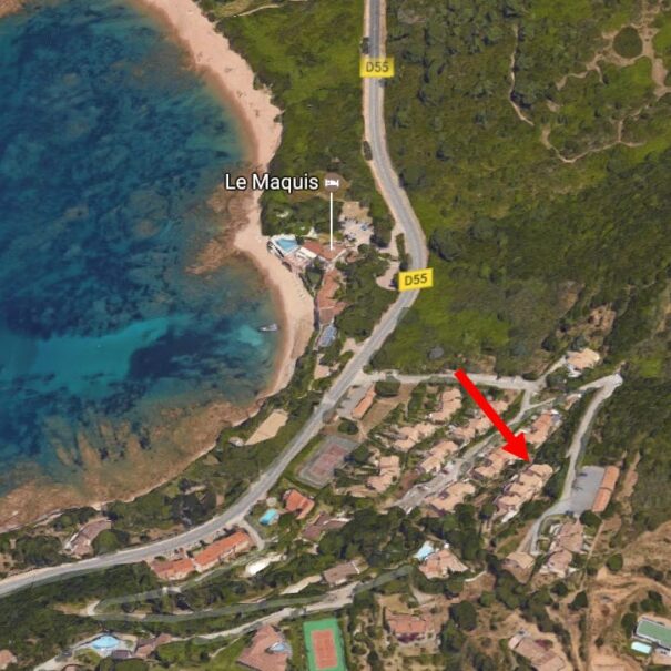 Soleil Topaze T3 Corsica Porticcio location de vacances bord de mer en Corse